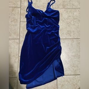 Royal blue dress
